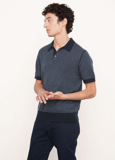 Wool and Cashmere Birdseye Polo image number 2