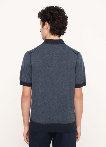 Wool and Cashmere Birdseye Polo image number 3