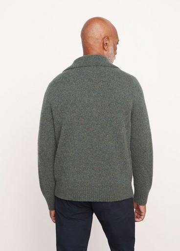 Mélange Quarter-Zip Sweater image number 3