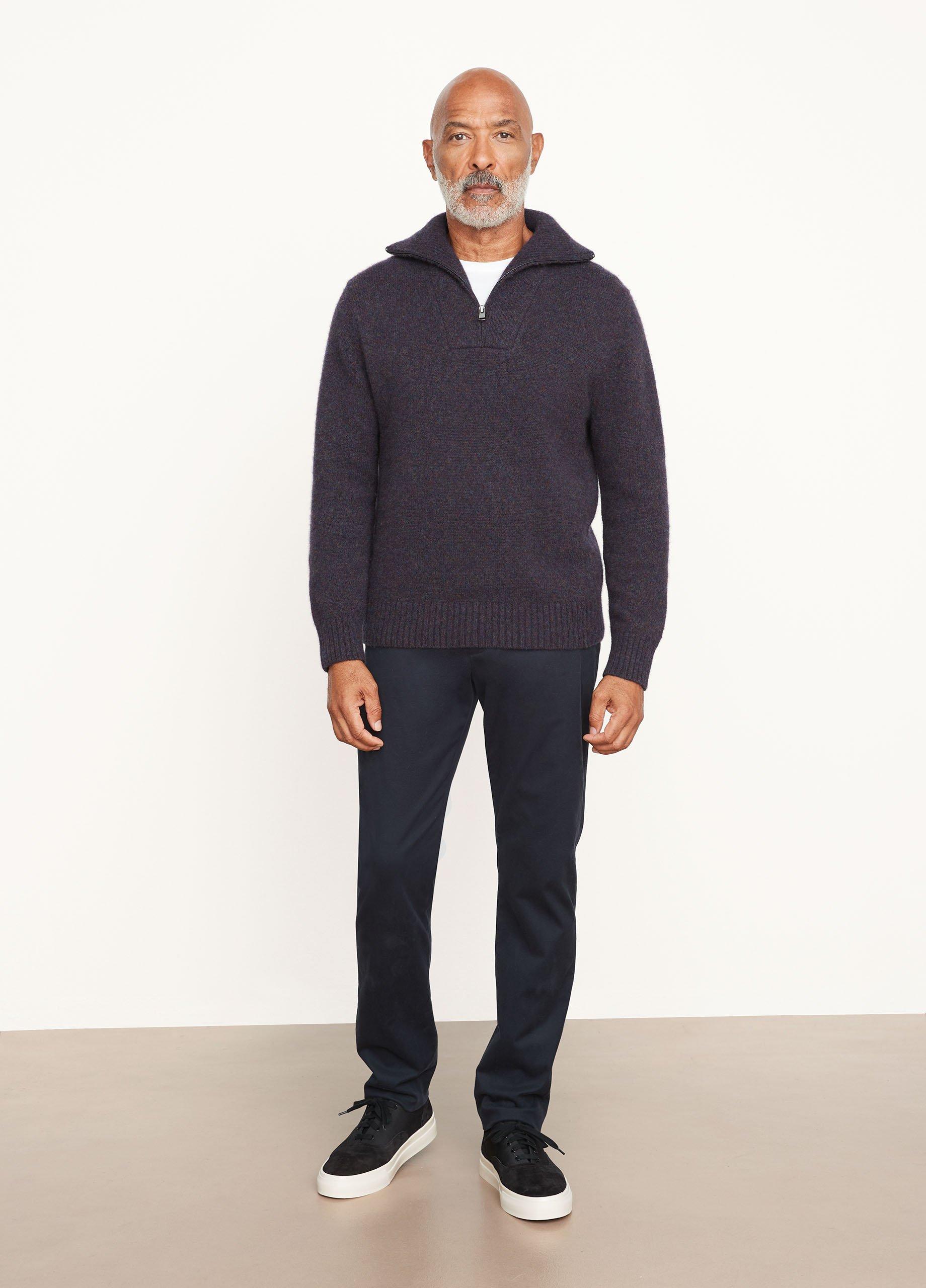 Mélange Quarter-Zip Sweater in Vince Products Men | Vince