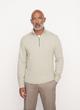 Donegal Cashmere Quarter-Zip Sweater image number 1