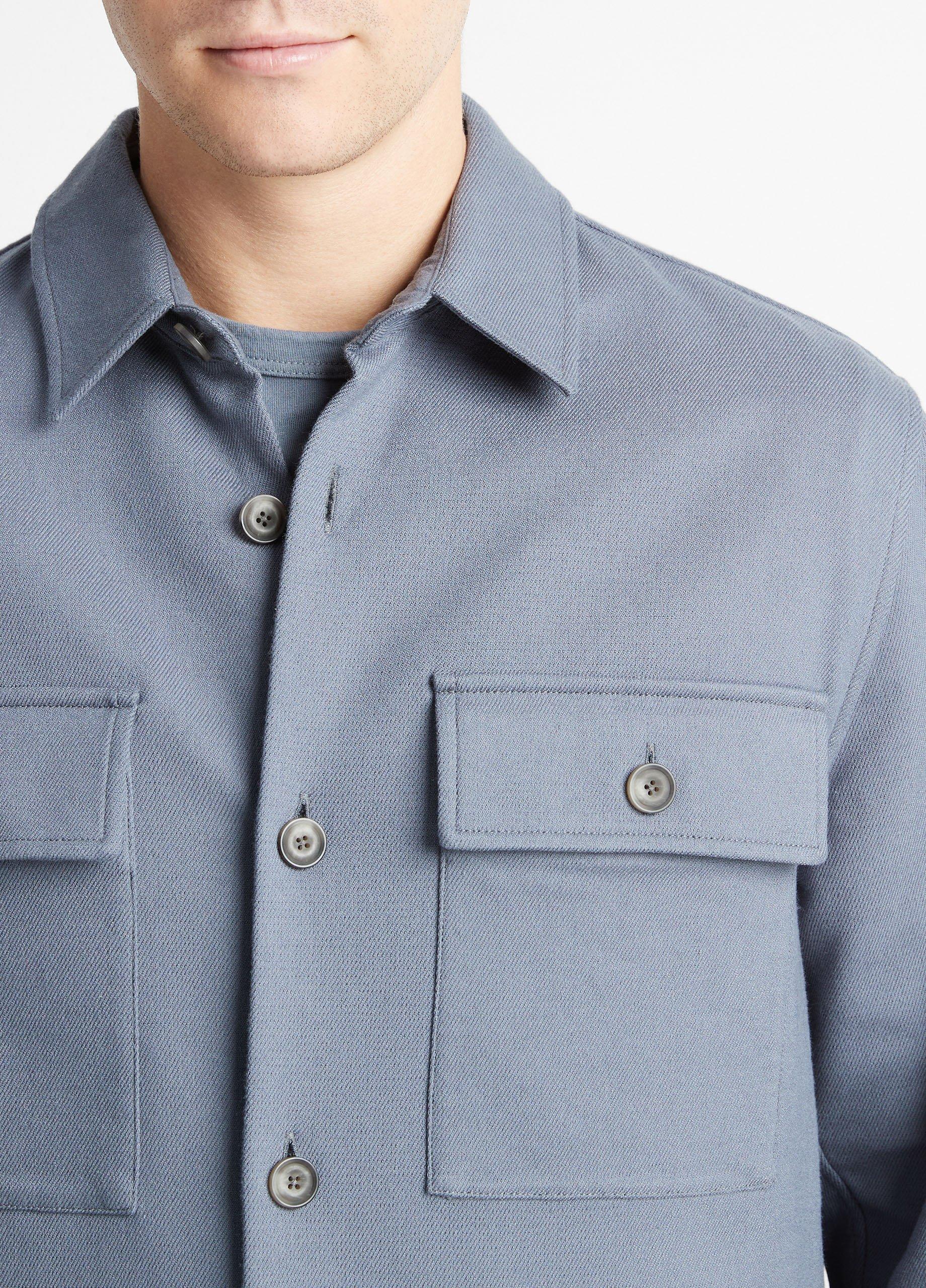 Double-Face Workwear Shirt in Jackets & Outerwear | Vince