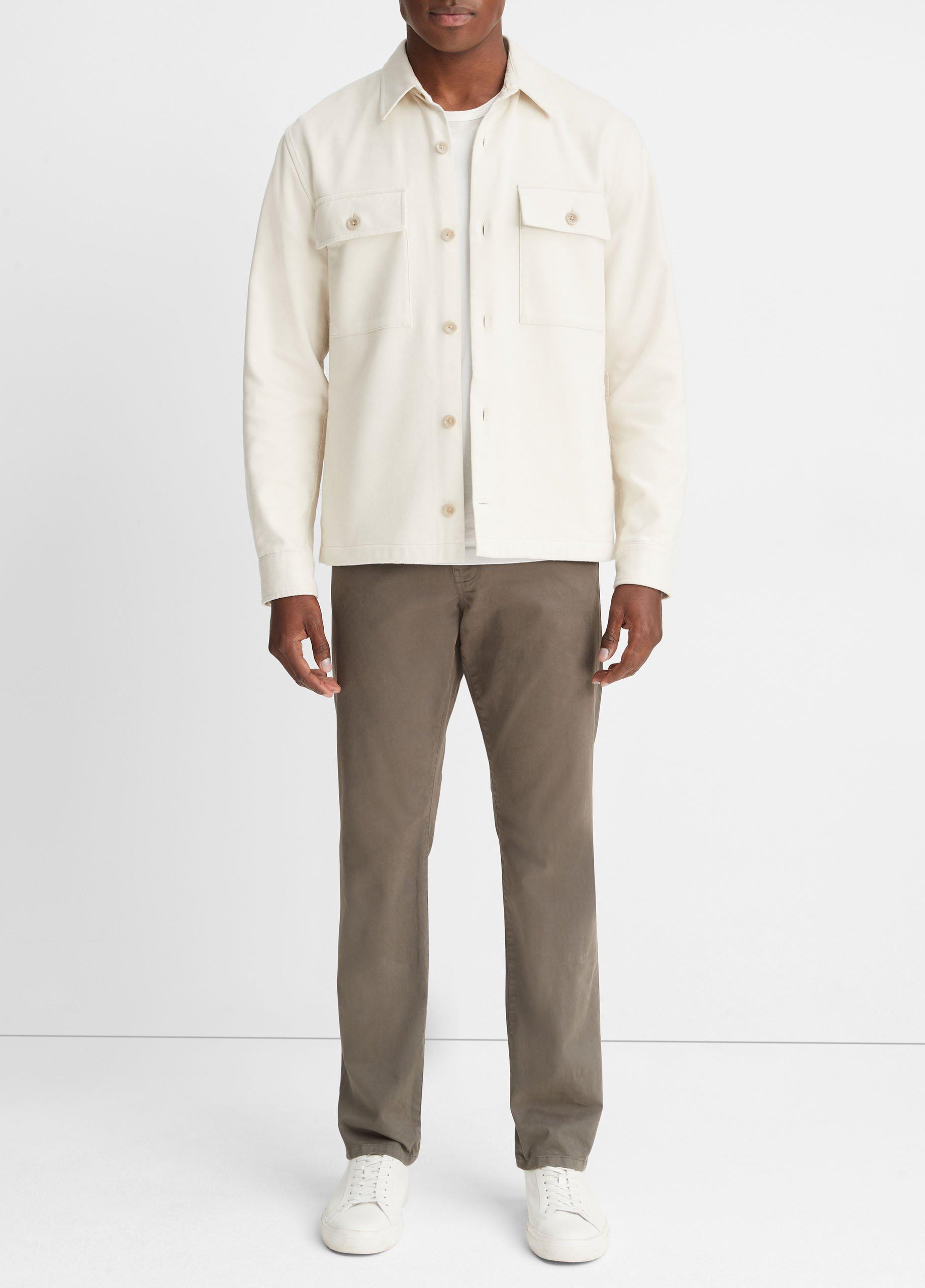 Double-Face Workwear Shirt in Long Sleeve | Vince