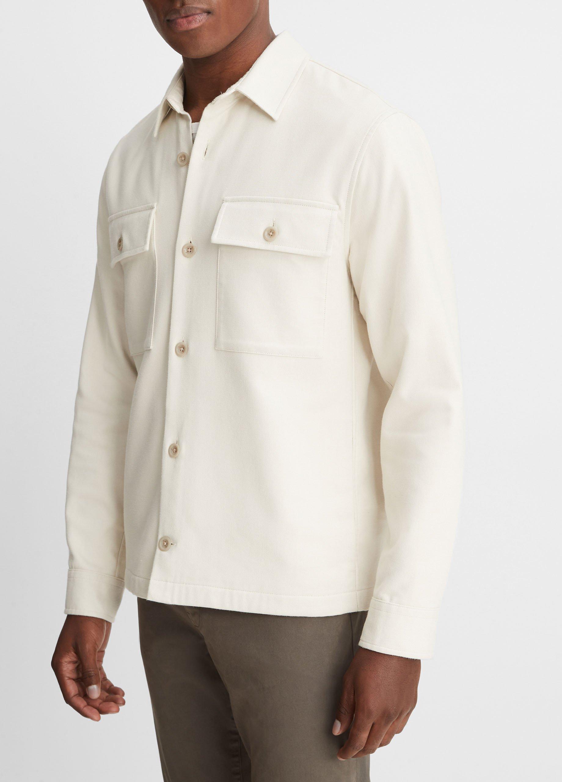 Double-Face Workwear Shirt in Long Sleeve | Vince