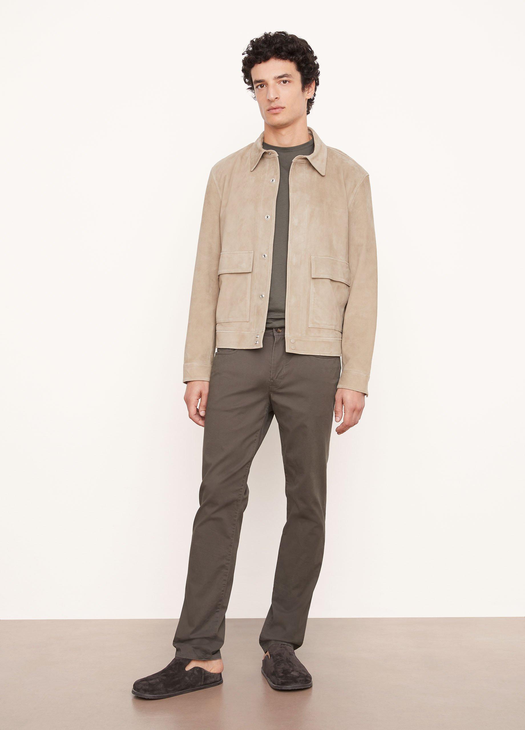 Suede Snap-Up Jacket image number 0