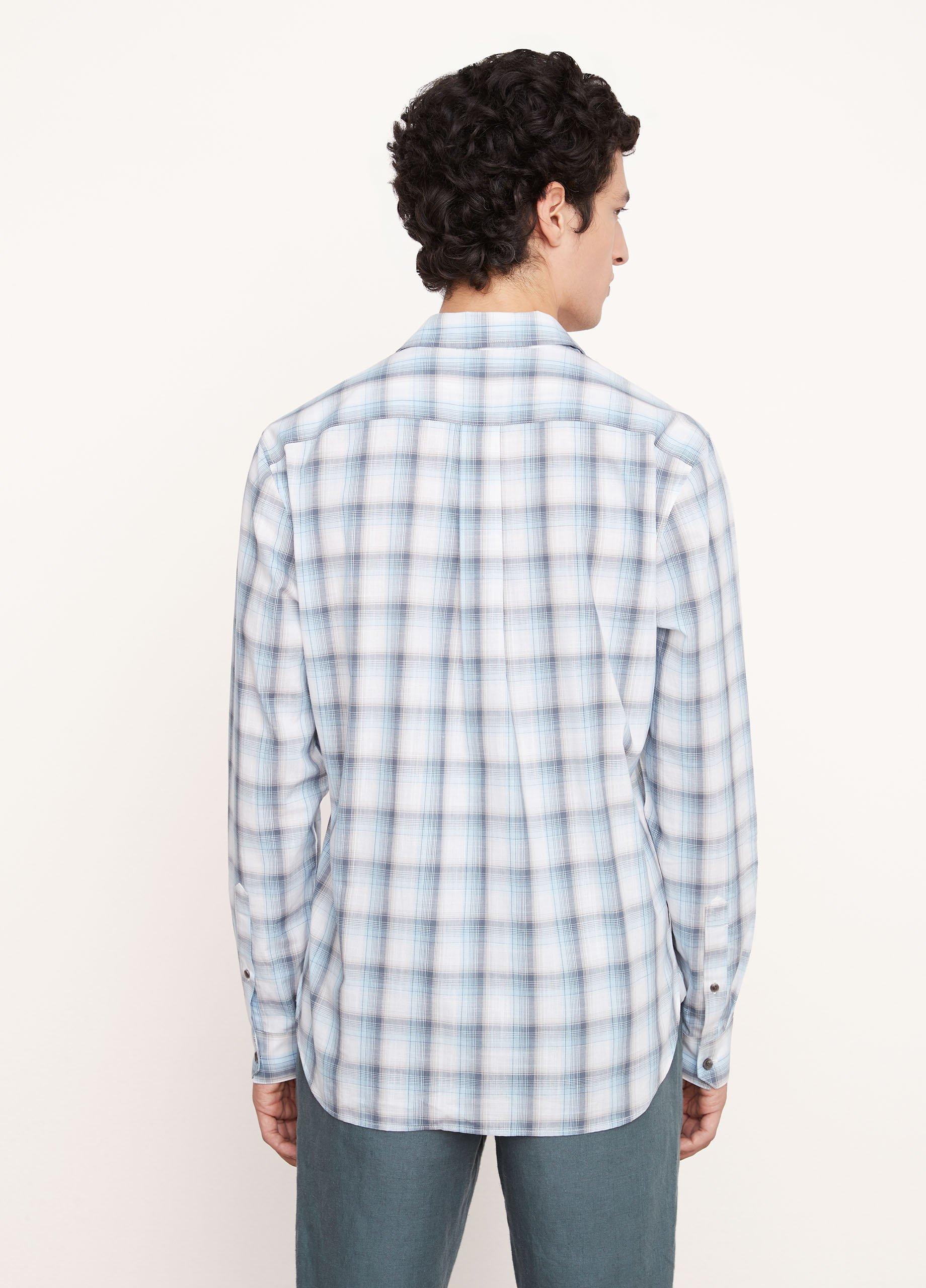 Atwater Plaid Long Sleeve Shirt in Shirts | Vince