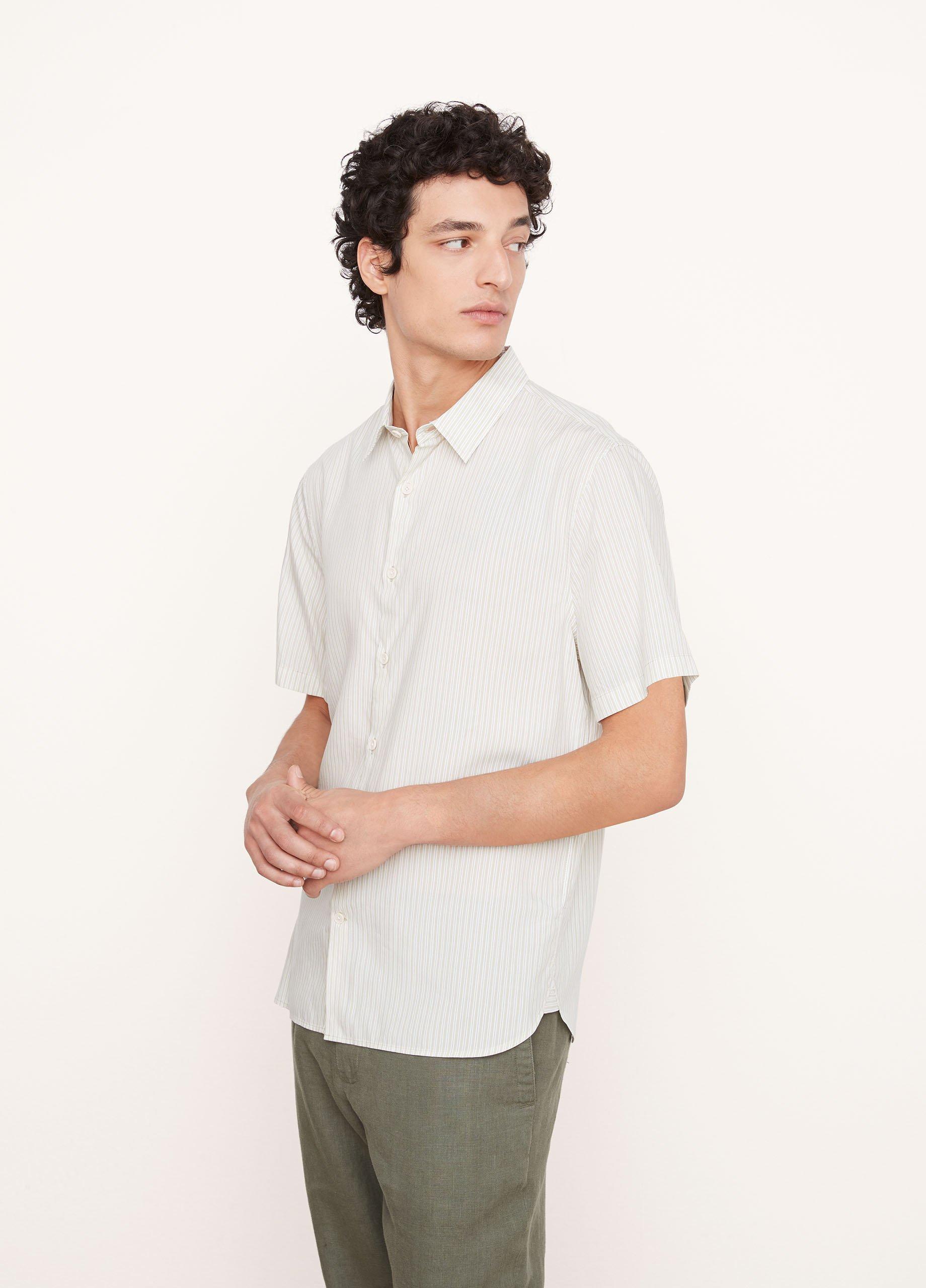 Peninsula Stripe Short Sleeve Shirt