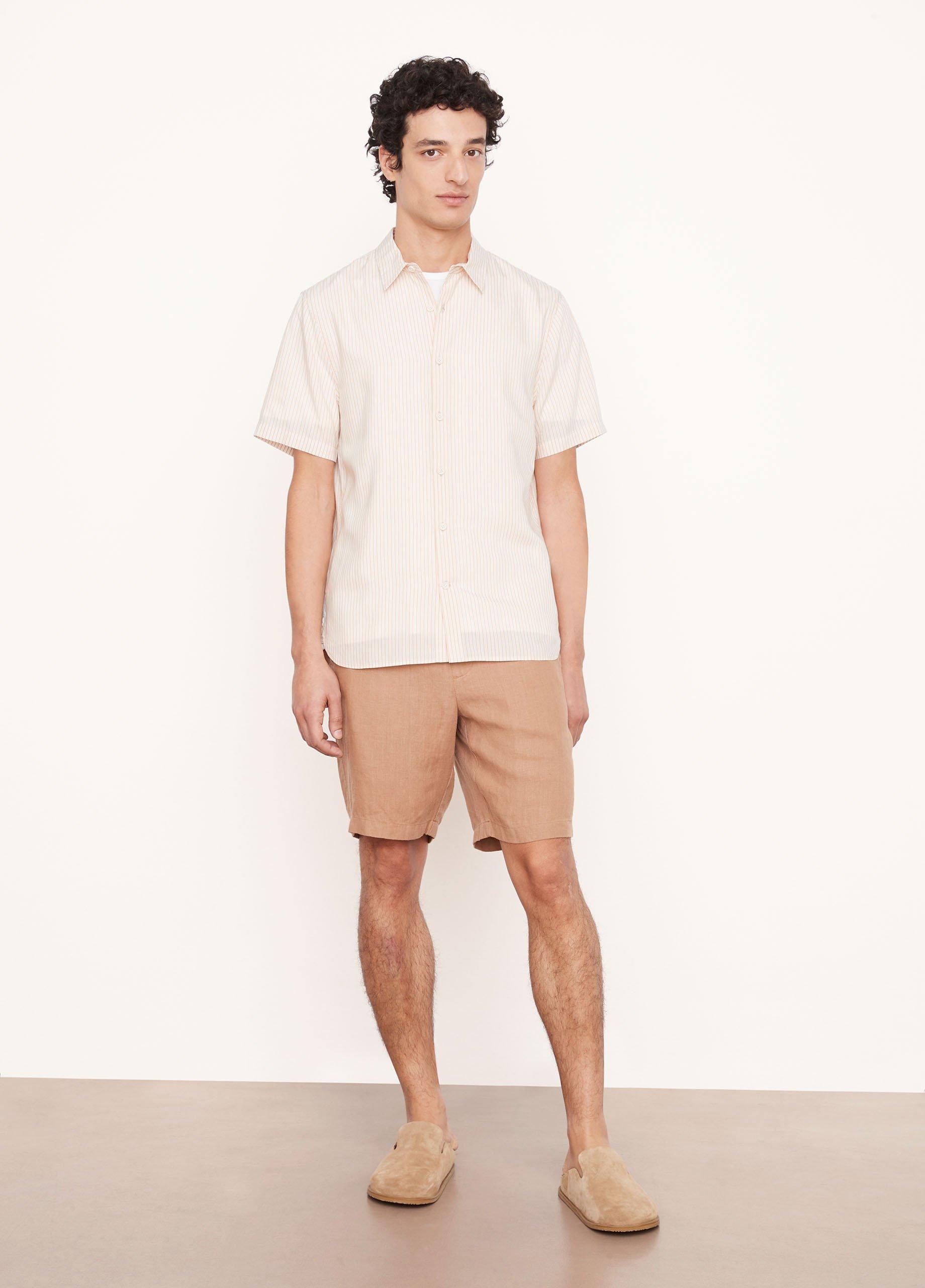 Peninsula Stripe Short Sleeve Shirt image number 0