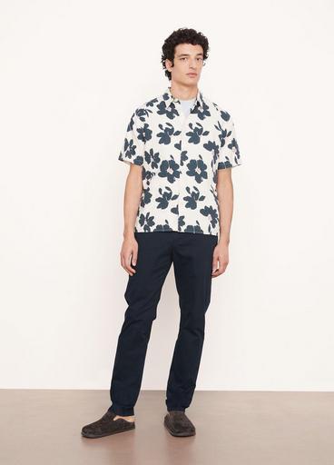 Painterly Floral Short Sleeve Shirt in Shirts | Vince
