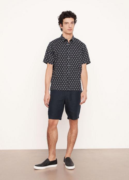 Geo Floral Short Sleeve Shirt
