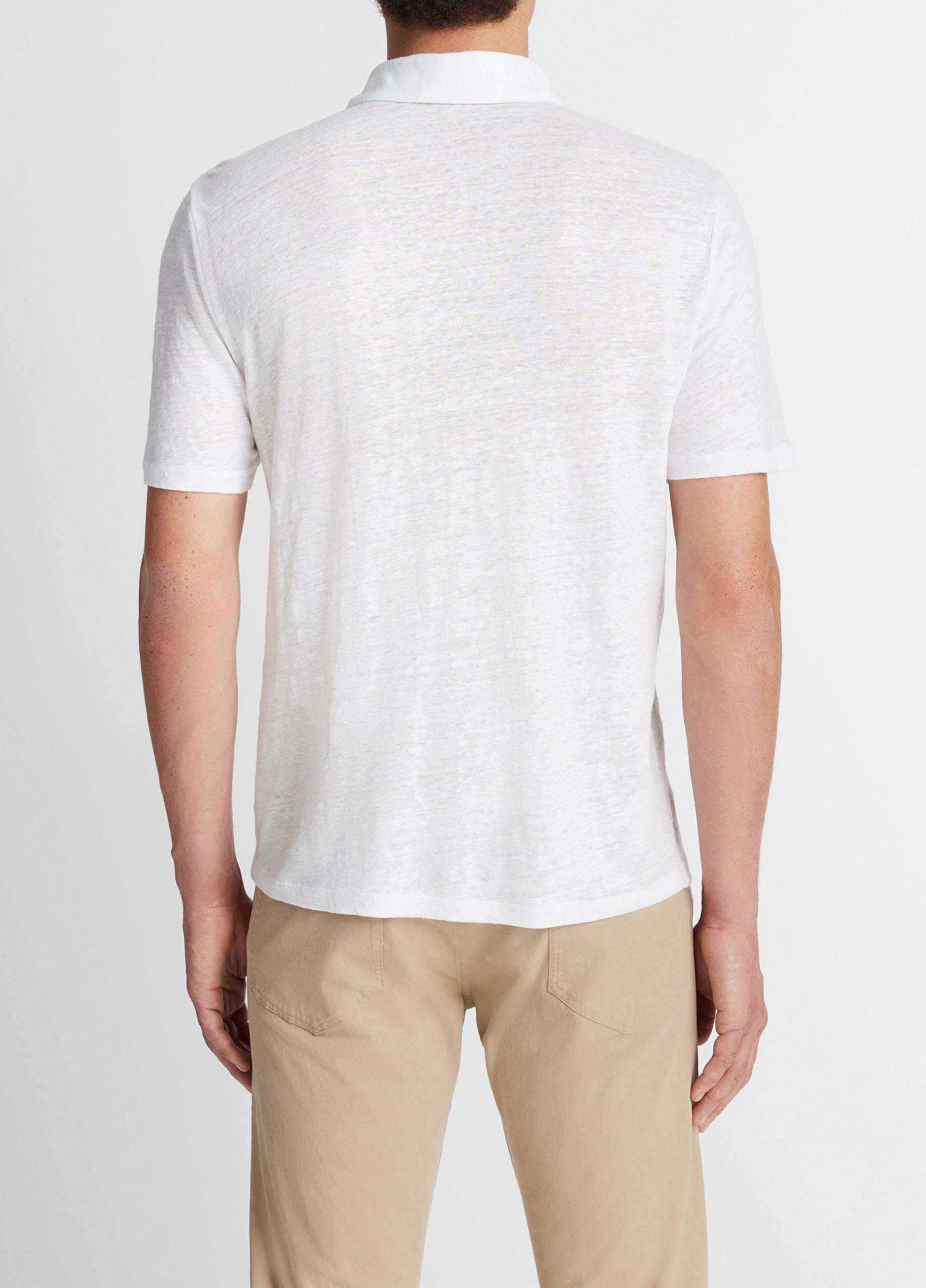 Linen Polo Shirt image number 3