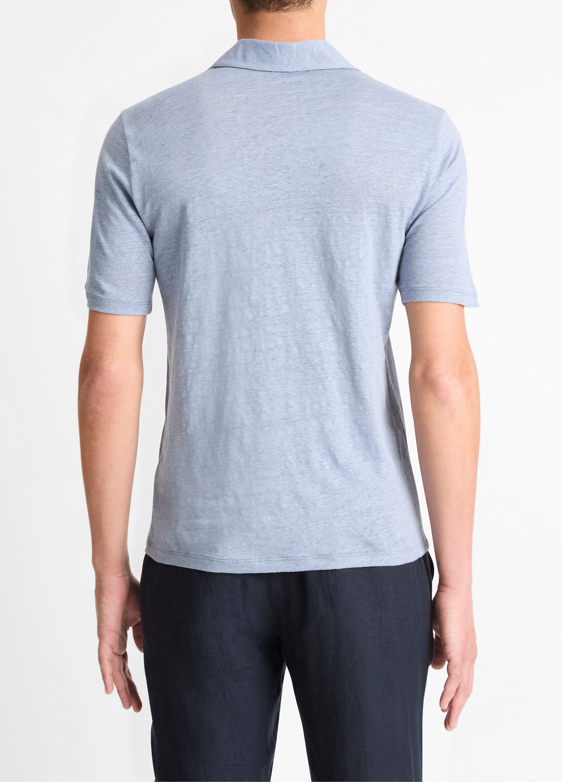 Linen Polo Shirt in Henleys & Polos | Vince