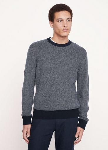 Feeder Stripe Wool and Cashmere Crew Neck Sweater image number 1