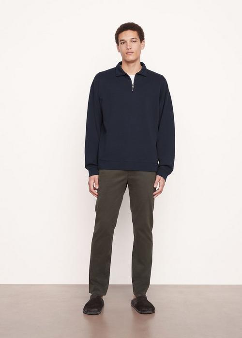 French Terry Quarter-Zip Pullover