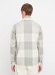 Stone Plaid Button-Front Overshirt image number 3