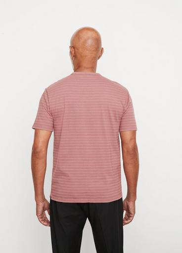 Garment Dye Stripe Crew Neck T-Shirt image number 3