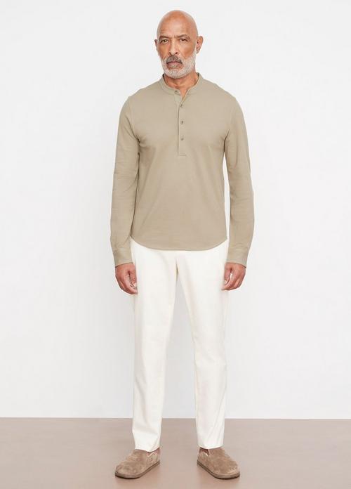 Pima Cotton Piqué Long-Sleeve T-Shirt