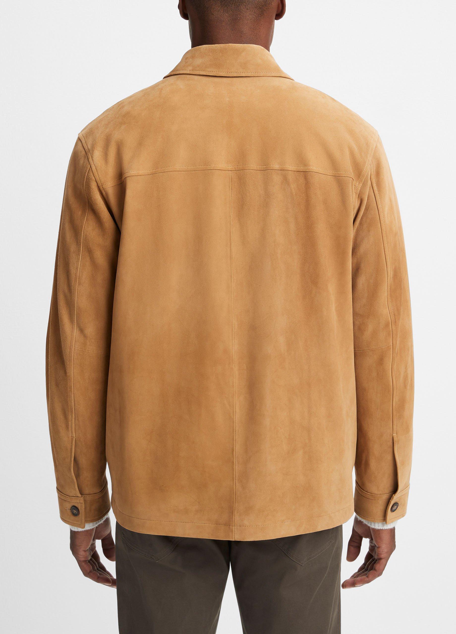 Vince suede hotsell trucker jacket