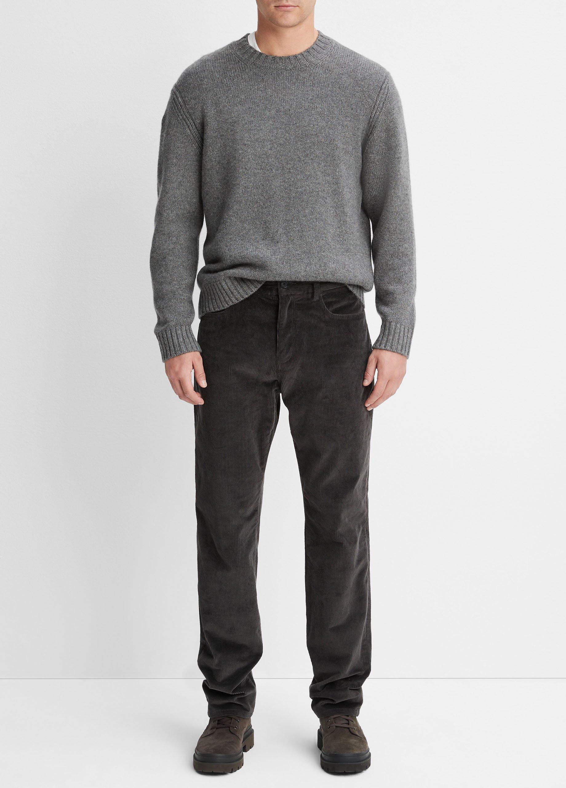 빈스 Vince Wide Wale Corduroy Pant,DARK ANCHOR GREY