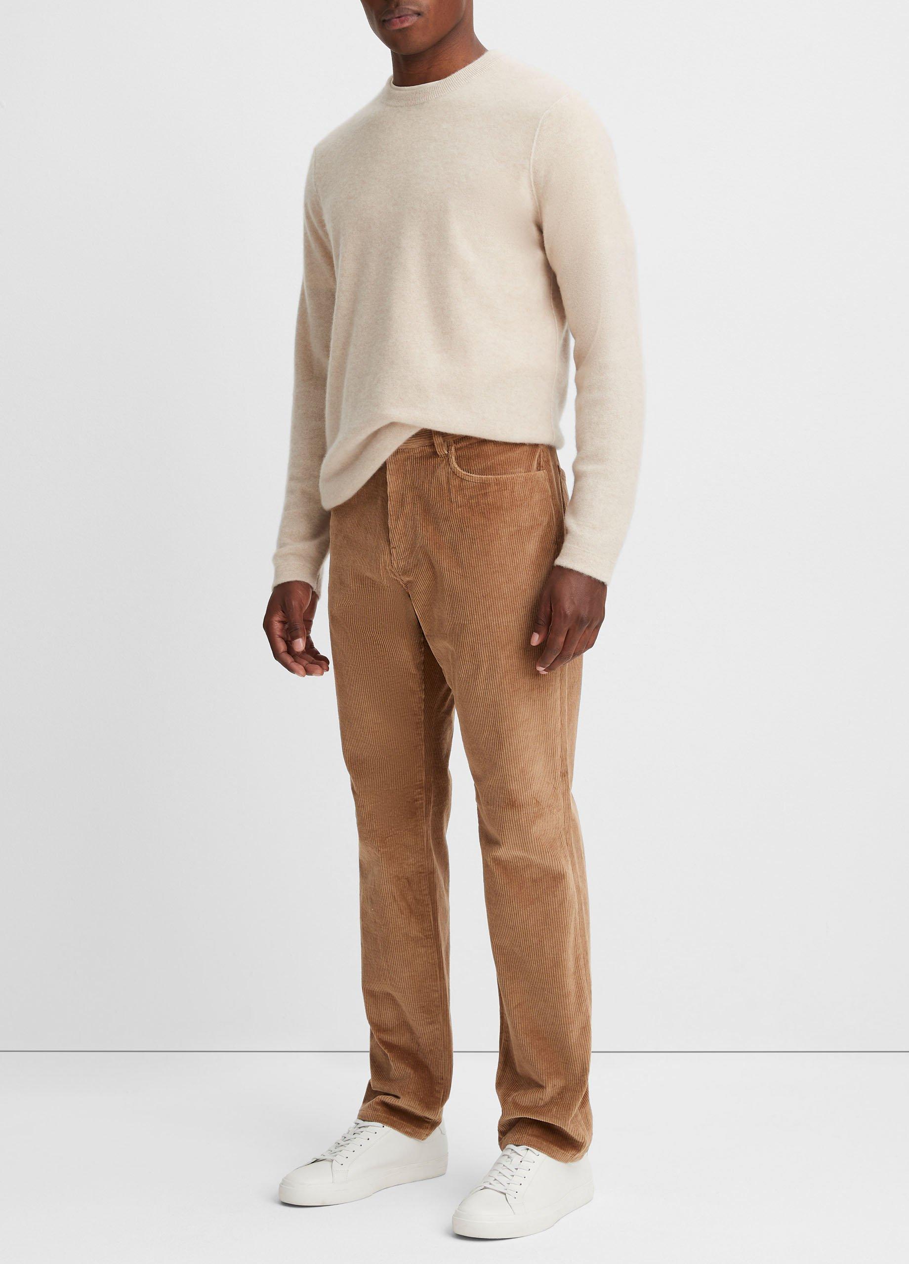 Corduroy pants, Medium brown