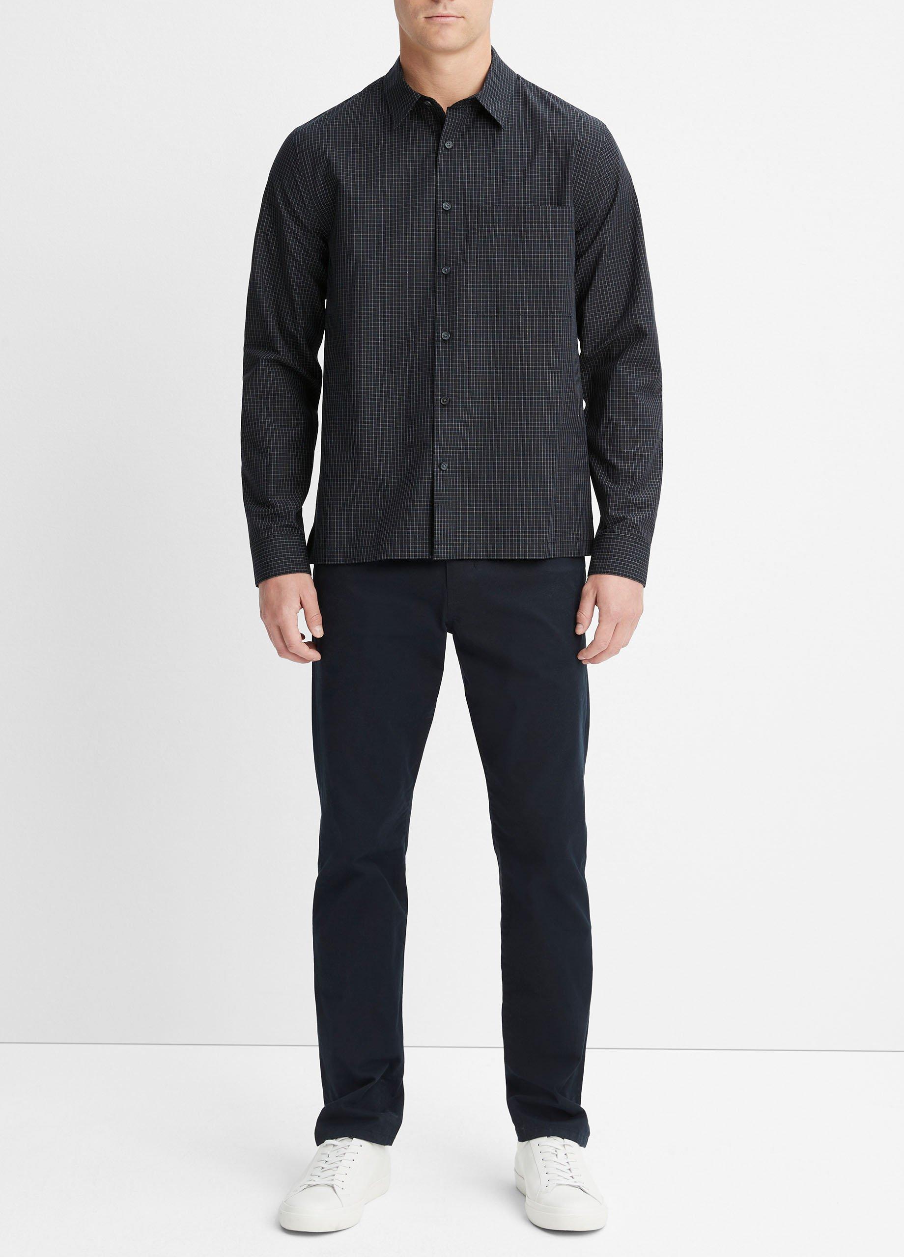 Silverstone Windowpane Long-Sleeve Shirt image number 0