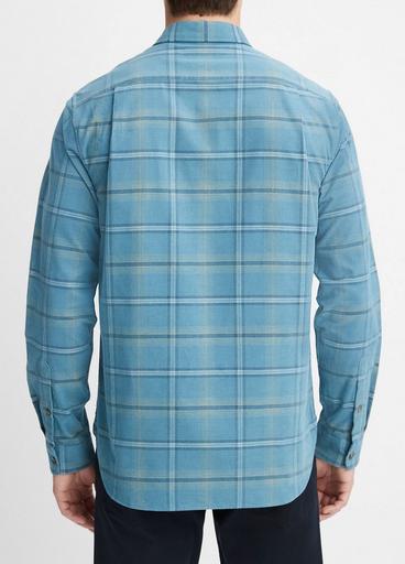 Plaid Cotton Corduroy Shirt image number 3