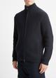 Shaker-Stitch Wool-Cashmere Full-Zip Sweater image number 2