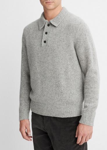 Plush Cashmere Donegal Polo image number 2