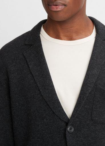 Notched-Lapel Cardigan image number 1