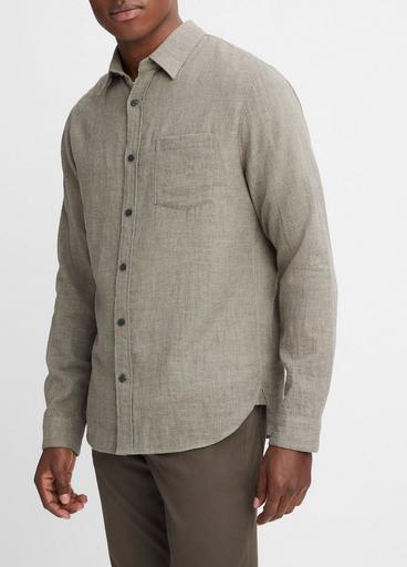 Double-Face Cotton Long-Sleeve Shirt image number 2