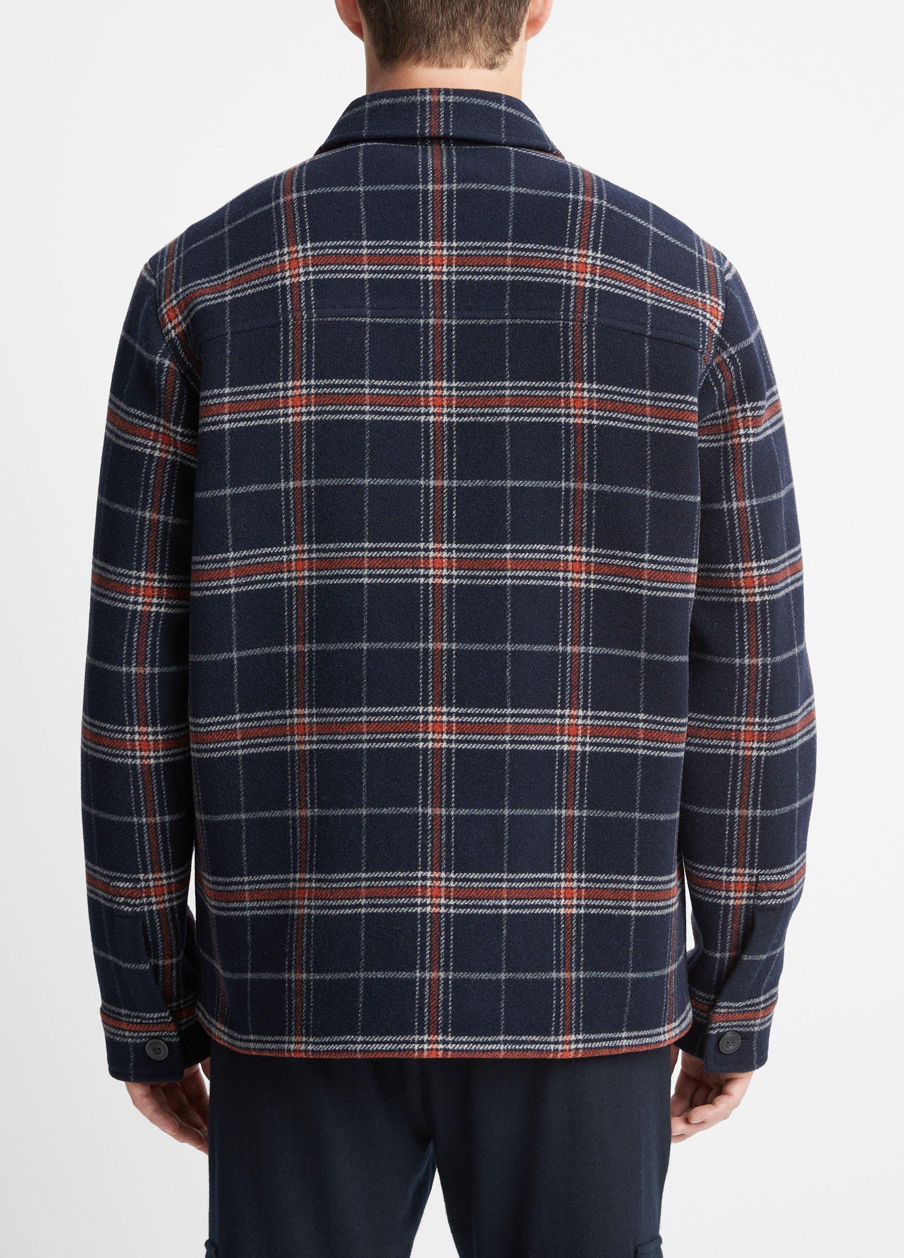 Plaid Wool-blend Shirt Jacket curated on LTK