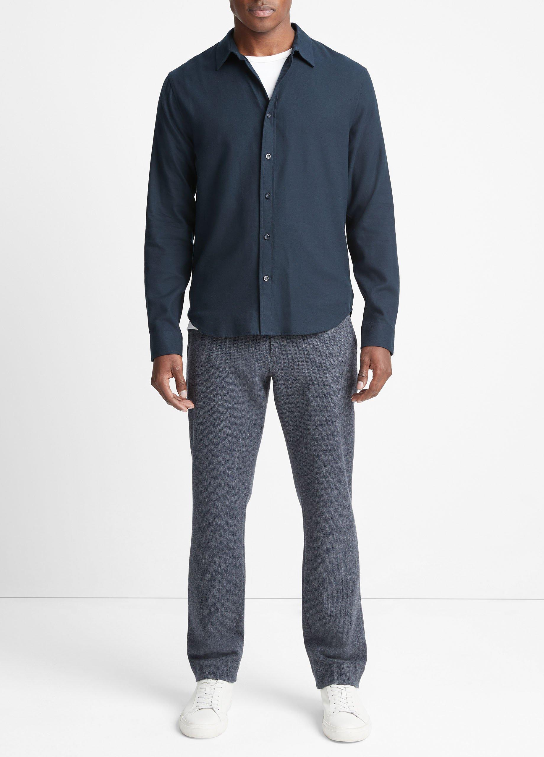 Brushed Cotton-Wool Shirt image number 0