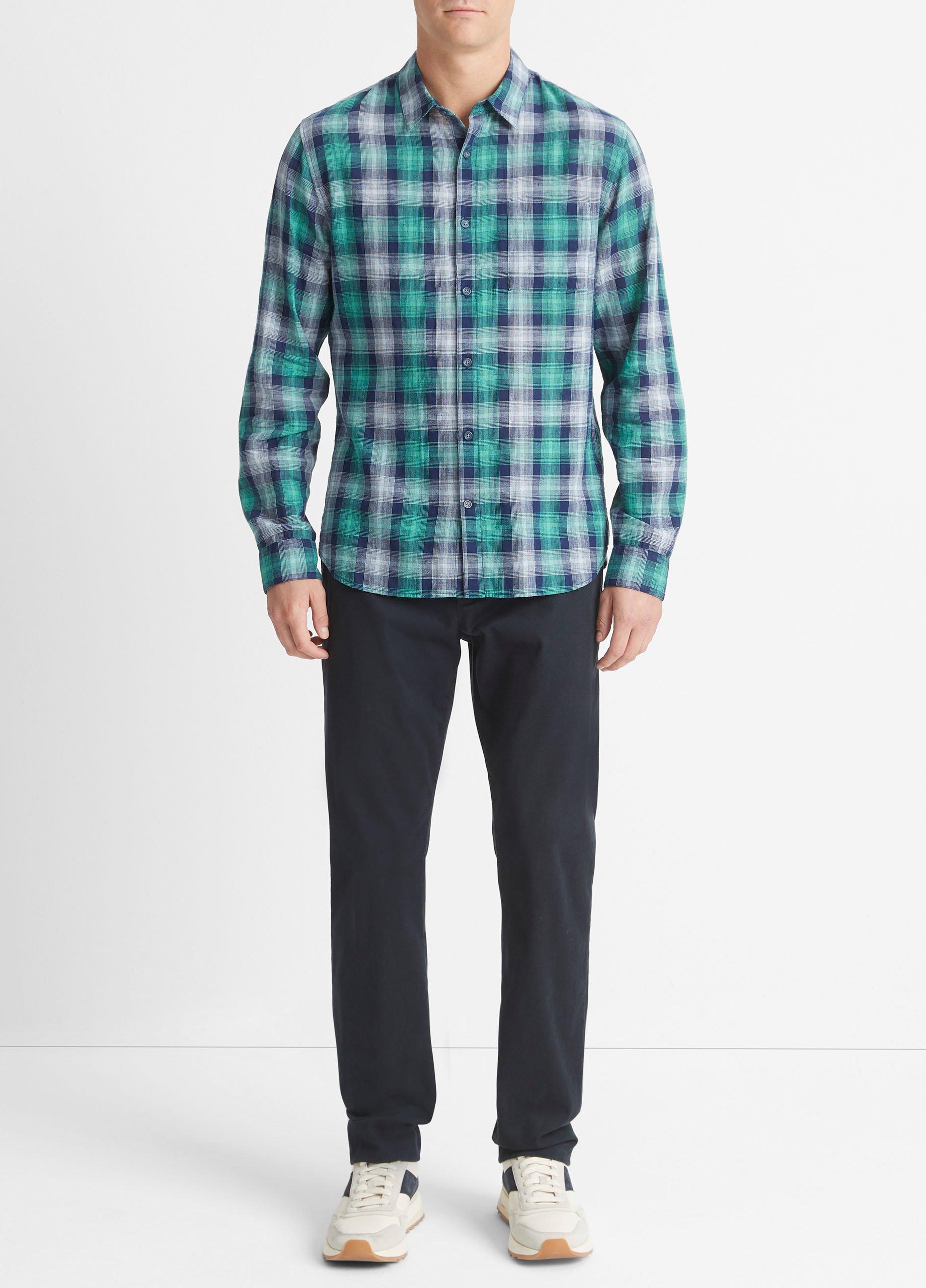 Del Mar Plaid Long-Sleeve Shirt image number 0