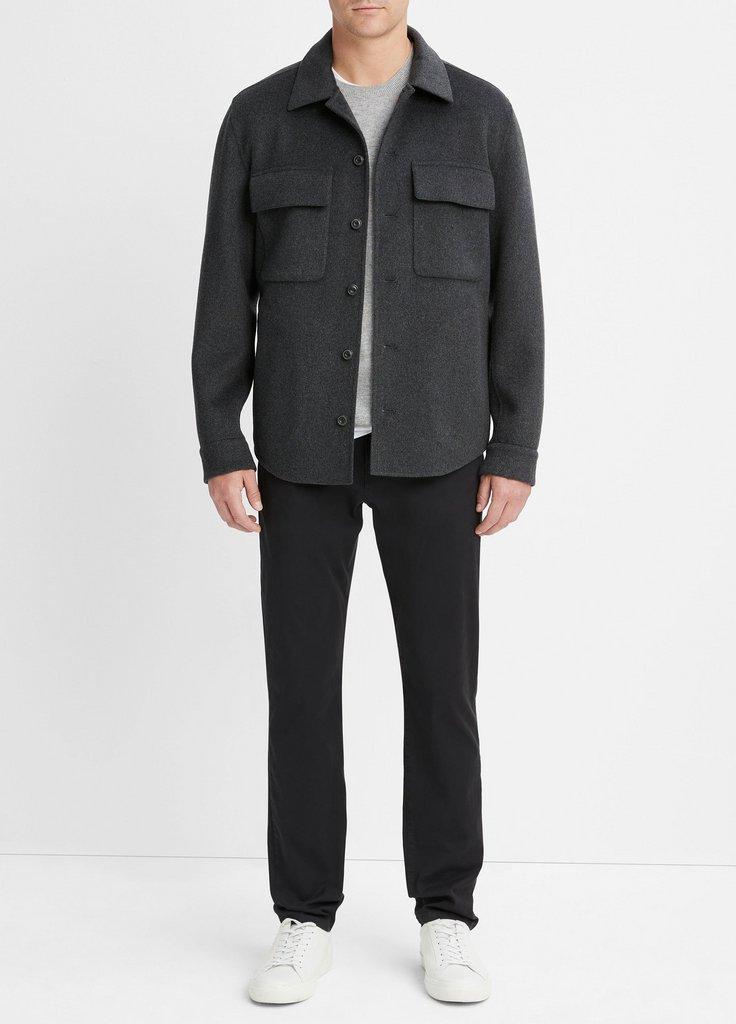 Splittable Wool Shirt Jacket in Jackets & Outerwear | Vince