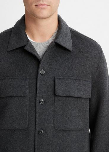 Splittable Wool Shirt Jacket in Jackets & Outerwear | Vince