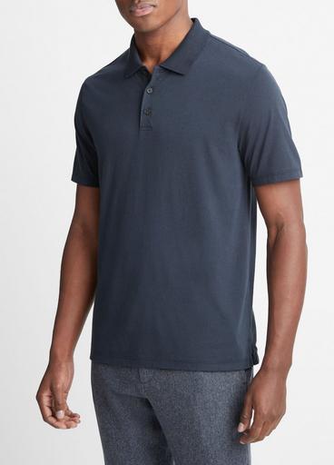 Pima Cotton Short-Sleeve Polo Shirt image number 2