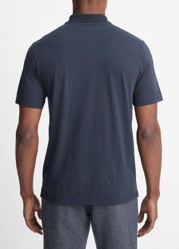 Pima Cotton Short-Sleeve Polo Shirt image number 3