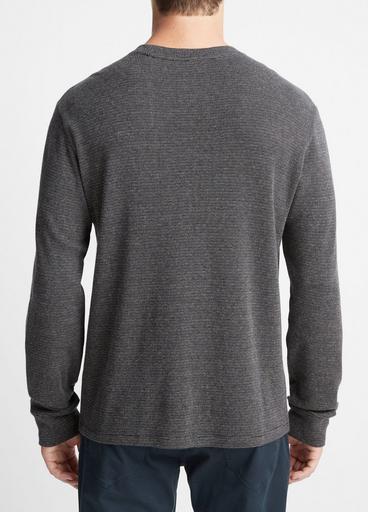 Textured Thermal Long-Sleeve Crew Neck T-Shirt image number 3