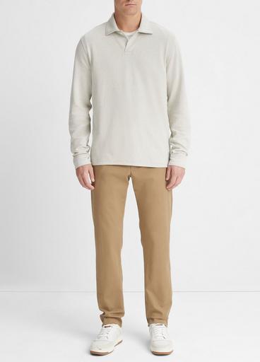 Double-Face Long-Sleeve Polo Shirt image number 0