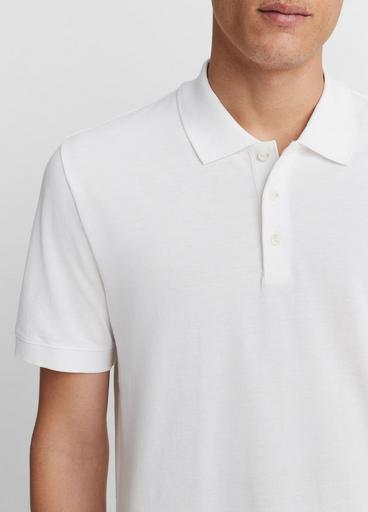 Cotton Piqué Short-Sleeve Polo Shirt image number 1