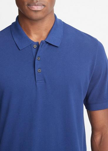 Cotton Piqué Short-Sleeve Polo Shirt image number 1