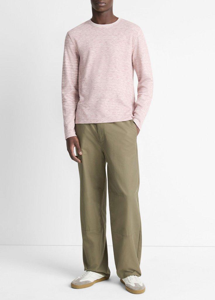 Space-Dye Cotton-Blend Long-Sleeve T-Shirt in Long Sleeve Space-Dye Cotton-Blend Long-Sleeve T-Shirt in Long Sleeve