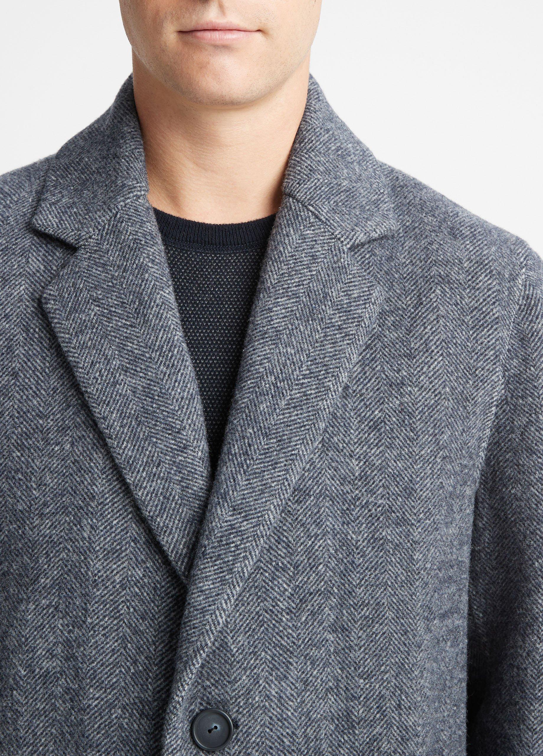 Harris wharf herringbone outlet coat