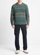 Marled Cashmere-Wool Crew Neck Sweater image number 0