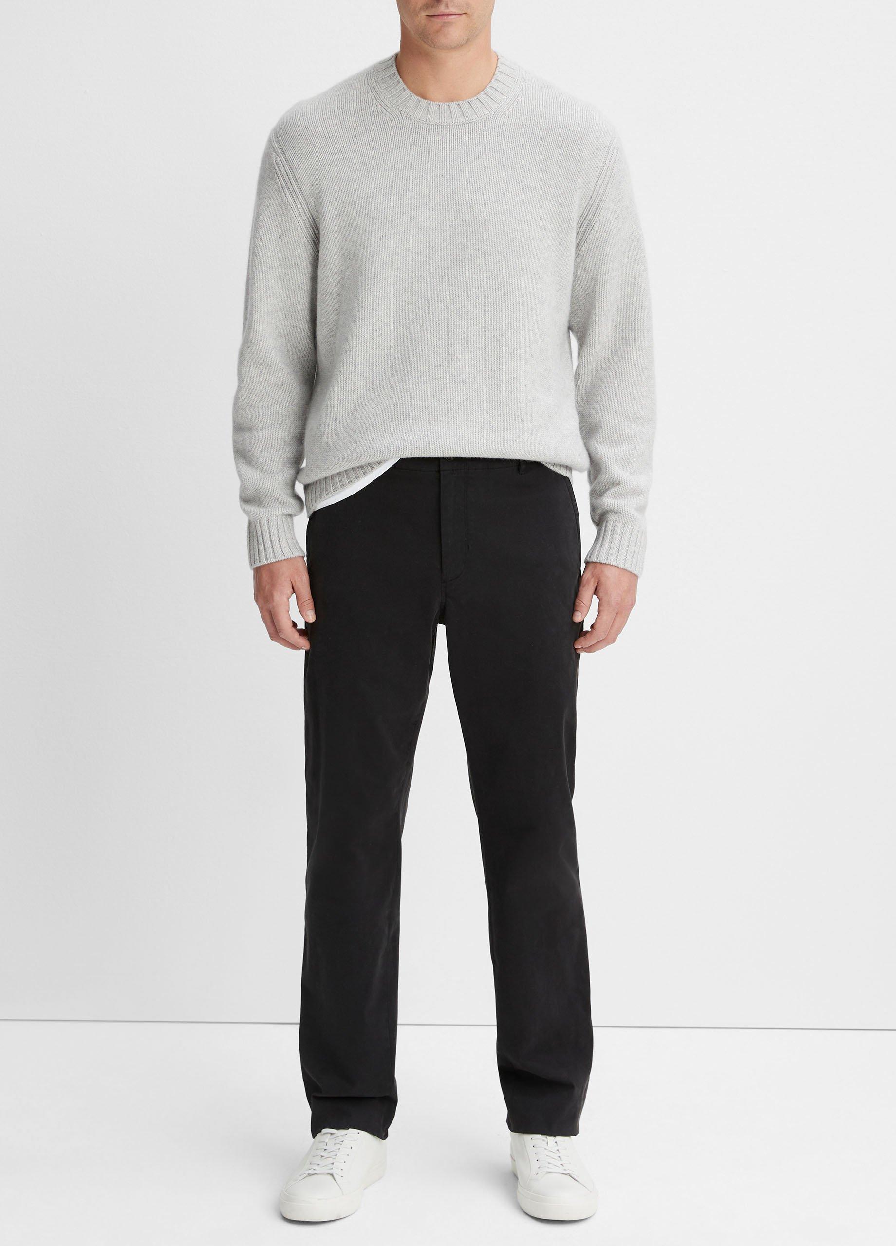 빈스 Vince Sueded Twill Garment Dye Pant,WASHED SOFT BLACK