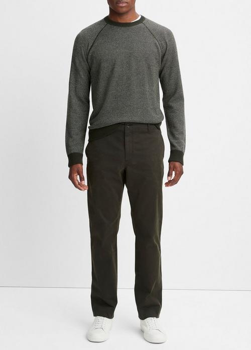 Wool-Cashmere Relaxed Crew Neck Sweater in Sweaters