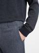 Herringbone Virgin Wool-Blend Flannel Trouser image number 1