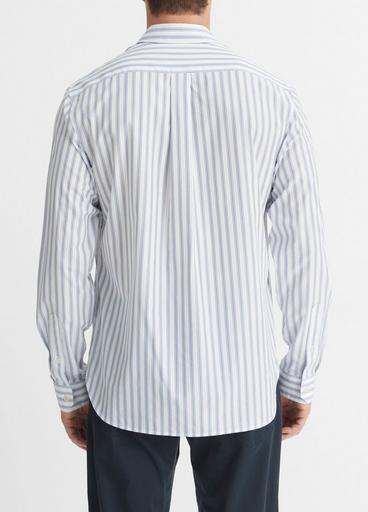 Surf Stripe Long-Sleeve Shirt in Shirts | Vince