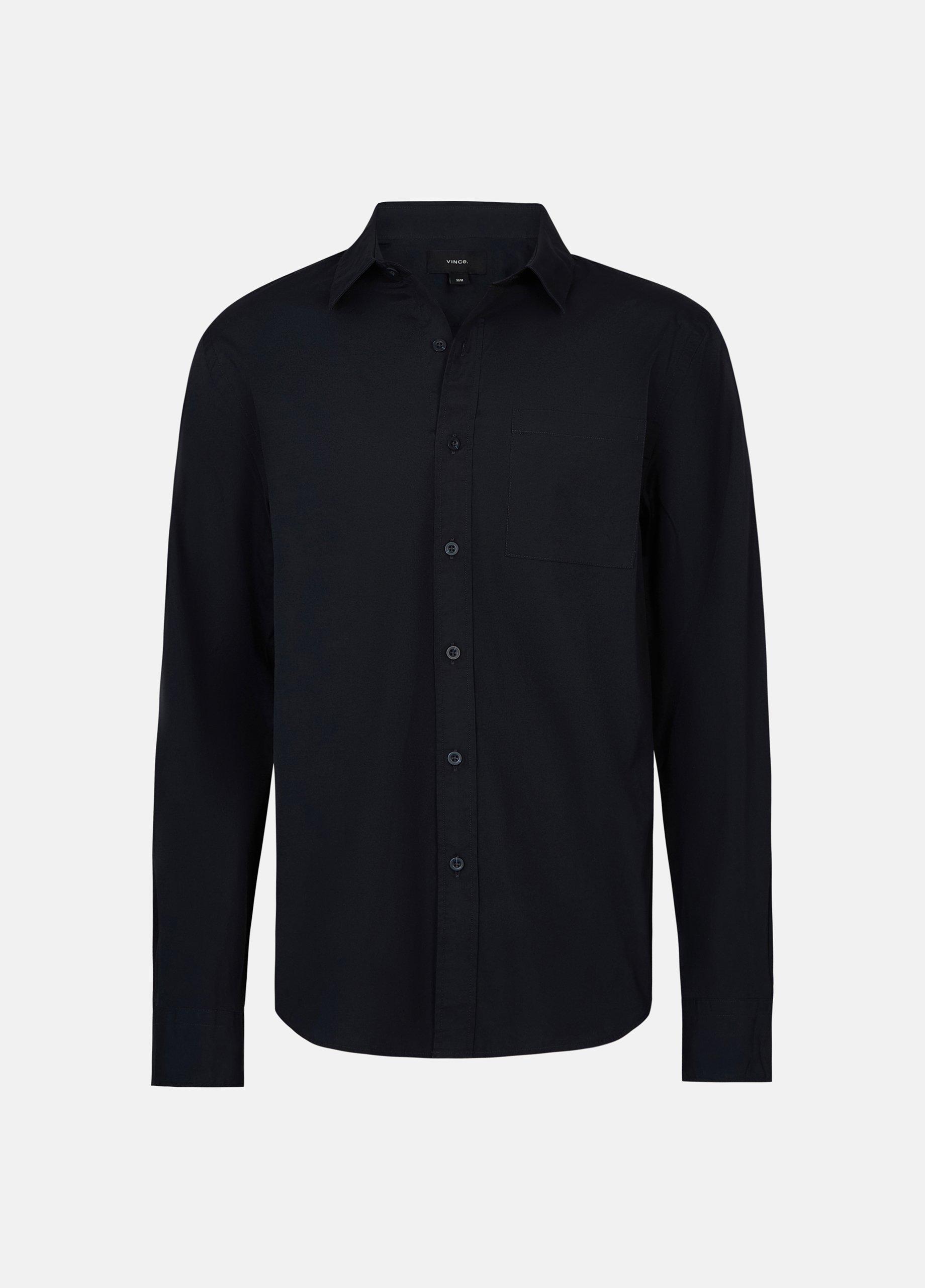 Cotton Poplin Button-Front Shirt image number 0