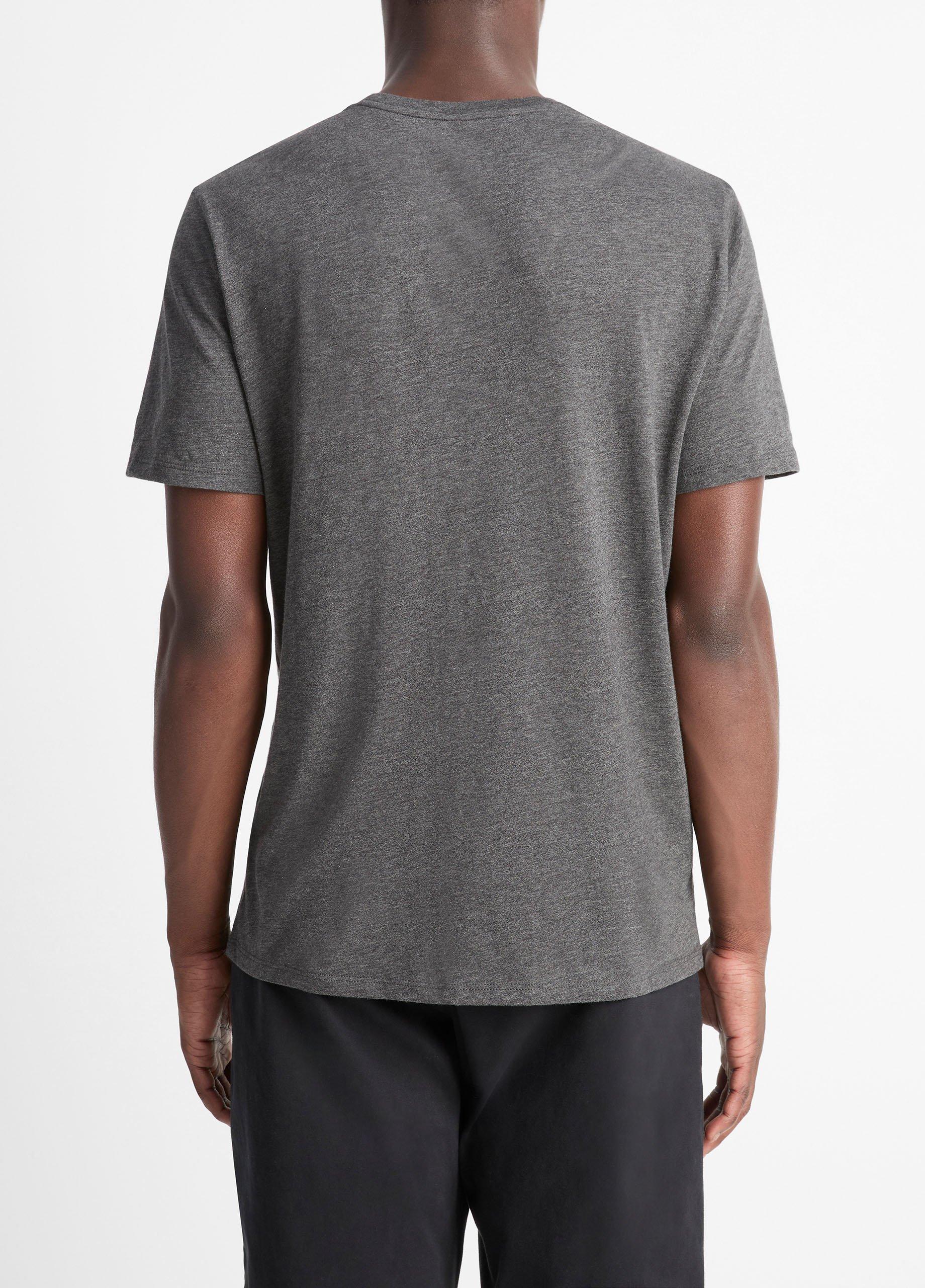 Pima Cotton Crew Neck T-Shirt in Short Sleeve | Vince